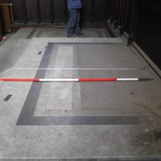 Platform matching number 5 in the chancel survey plan. | Photo: Our Broomhall