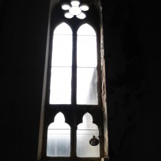 Window matching number 8 in the chancel survey plan. | Photo: Our Broomhall