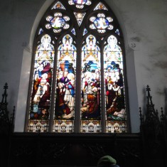 Stained glass window matching number 10 in the chancel survey plan. | Photo: Our Broomhall