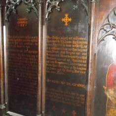 Reredos screen in the chancel of the St Silas Church. | Photo: Our Broomhall