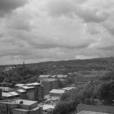 Ecclesall Road from the Hanover Flats roof. August 2014 | Photo: Jepoy Sotomayor