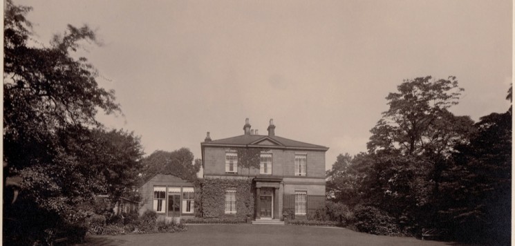 The Garden of Park House, Park Lane in the 1930s
