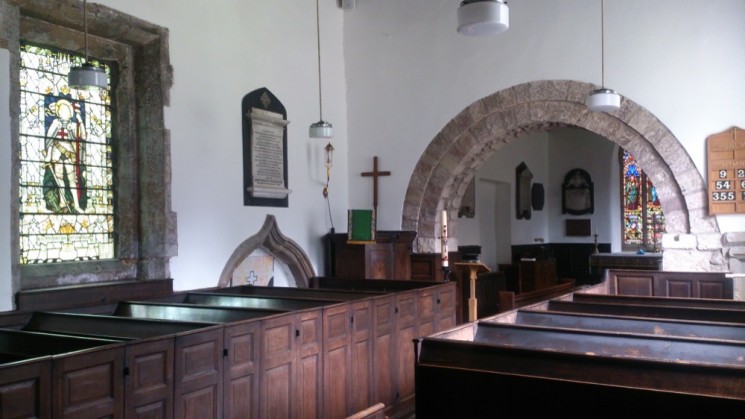 The inside of Todwick church. 2015 | Photo: Our Broomhall