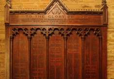 St Silas Church ~ World War 1 Roll of Honour: list of names