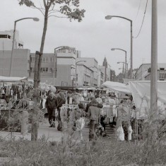 Moorfoot Market, 1970s. | Photo: Edward Mace