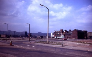 Moorfoot towards St Mary's church, 1980. | Photo: Edward Mace