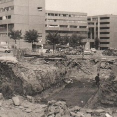 Building of new subway on Hanover Way, November 1977 | Photo: Tony Allwright	