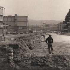 Building of new subway on Hanover Way, November 1977 | Photo: Tony Allwright	