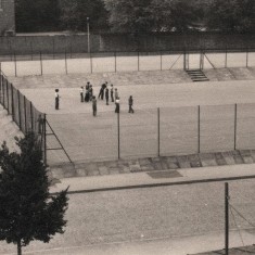 Sports pitch from Broomhall Flats, August 1977 | Photo: Tony Allwright