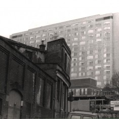 Top of Broomspring Lane with Hallamshire hospital, May 1979 | Photo: Tony Allwright