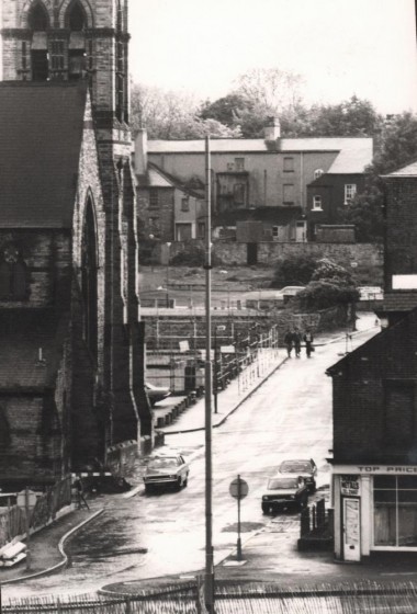 St Silas Church and Broomhall St, May 1978 | Photo: Tony Allwright