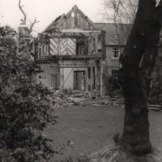 Restoration of Broom Hall from Broomhall Rd, May 1979 | Photo: Tony Allwright