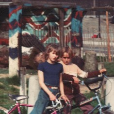 Two boys and bikes, Broomhall adventure playground. June 1978 | Photo: Tony Allwright