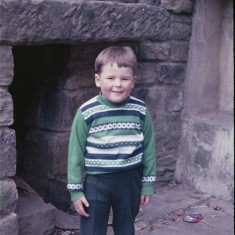 Young boy in green, July 1978 | Photo: Tony Allwright