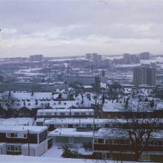 Gloucester St and the City under snow, January 1979 | Photo: Tony Allwright