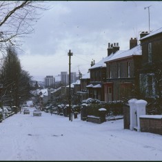 Wilkinson St in the snow, January 1979 | Photo: Tony Allwright