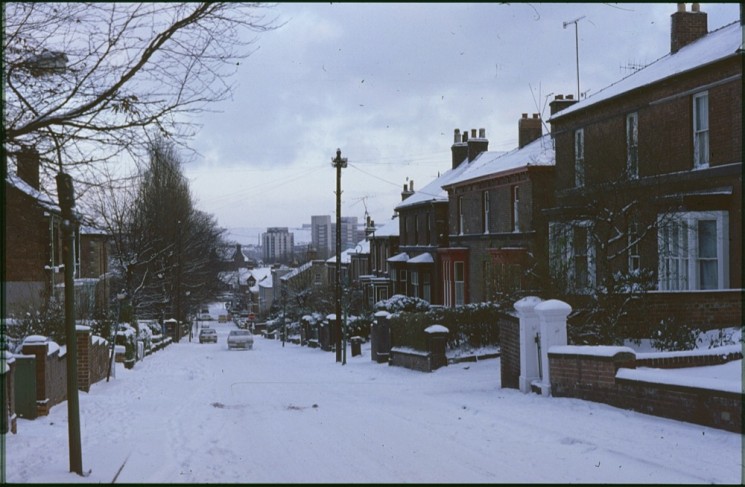 Wilkinson St in the snow, January 1979 | Photo: Tony Allwright