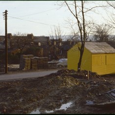 Broomspring Lane / Dorset St building site, January 1979 | Photo: Tony Allwright