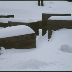 Snow at Broomhall Flats, February 1979 | Photo: Tony Allwright