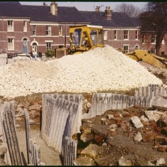 Broomspring Lane building site, April 1979 | Photo: Tony Allwright