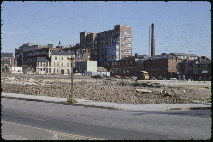 Fitzwilliam St space being cleared for Devonshire Green, September 1979 | Photo: Tony Allwright