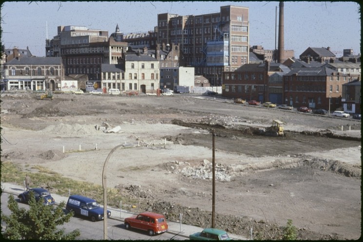 Fitzwilliam St space being cleared for Devonshire Green, September 1979 | Photo: Tony Allwright