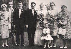 St Silas Wedding of Geoff & Barbara Colliver: 1961