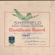 Swimming certificate: 1948