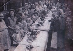 VE Day Street Party on Bath Street ~1945