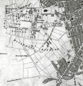 1823 Sheffield Map by John Leather | Map: SALS