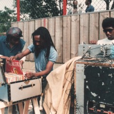 DJ's and vinyl, Broomhall Carnival. Date unknown. | Photo: Broomhall Centre