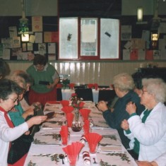 Pensioner Christmas party at the Broomhall Centre. Possibly early 1990s | Photo: Broomhall Centre