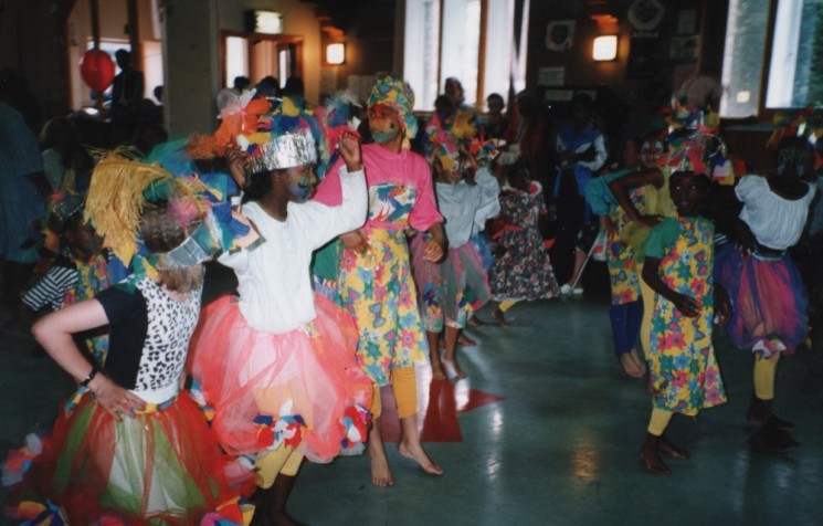 Dancing at the carnival