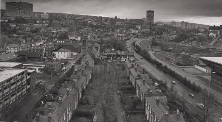 View from Hanover flats, 1992 | Photo: Broomhall Centre