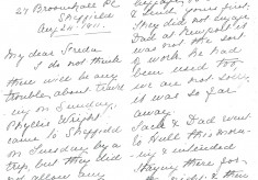 The Dickinson Family of Broomhall Place: Life at No. 27 ~ 24th Aug 1911