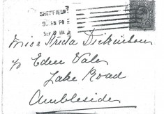 The Dickinson Family of Broomhall Place: Life at No. 27 ~ 6th Sept 1911