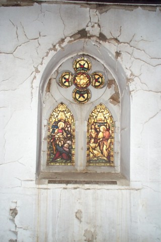 Window on North East Nave wall, St Silas Church. 2013 | Photo: Richard Bakewell 