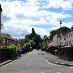 Rear of Broomhall Place and Clinton Walk, 2014 | Photo: OUR Broomhall