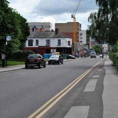 Fitzwilliam Street (2014): site of the 1905 ‘Broomhall Arch’ for the Royal Visit | Photo: OUR Broomhall