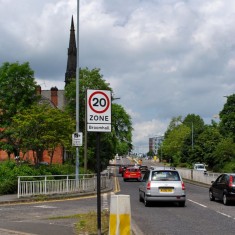 Junction of Broomspring Lane and Hanover Way, 2014 | Photo: OUR Broomhall