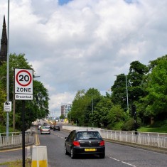 Junction of Broomspring Lane and Hanover Way, 2014 | Photo: OUR Broomhall