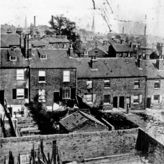 Rear of houses on Fitzwilliam Street, from Arthur Hayball's Works, Cavendish Street | Photo: SALS PSy00519