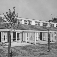 Rear of Prototype Factory Built Houses, Gloucester Street | Photo: SALS PSs27548