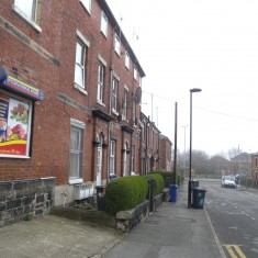 Monmouth Street looking towards Hanover Way. 2014 | Photo: Our Broomhall