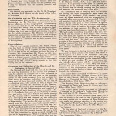 St Andrew's Church Leaflet Page 5. 1953 | St Andrew archive