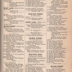 White's Sheffield District Directory Bolton Street. 1891 | Photo: David Stevenson