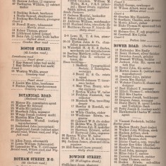 White's Sheffield District Directory Bowdon Street. 1891 | Photo: David Stevenson