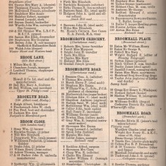 White's Sheffield District Directory Broomhall Place & Road. 1891 | Photo: David Stevenson