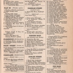 White's Sheffield District Directory Fitzwilliam Street. 1891 | Photo: David Stevenson