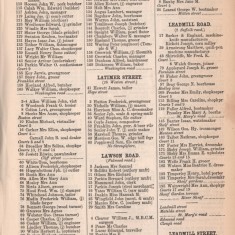 White's Sheffield District Directory Lawson Street. 1891 | Photo: David Stevenson